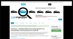 Desktop Screenshot of carparser.com
